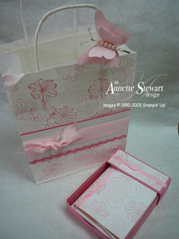 Gift bag - pink set
