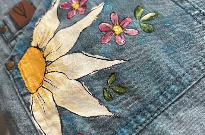 Hand Painted Apron