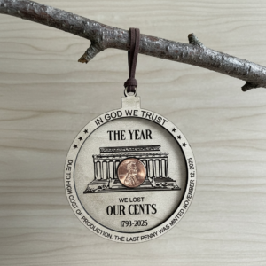 Cents Ornament 2025